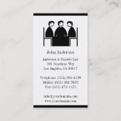 Carte De Visite Entreprise de cabinet juridique de médiation de (Dos)