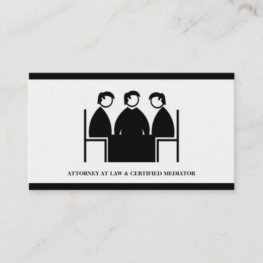 Carte De Visite Entreprise de cabinet juridique de médiation de (Devant)