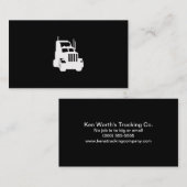 Carte De Visite Entreprise de camionnage (Devant / Derrière)