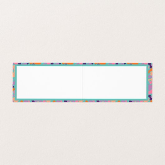 Carte De Visite entreprise de conception osseuse de chien (Intérieur déplié)