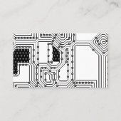 Carte De Visite Entreprise de conseil en technologie informatique  (Dos)