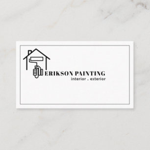 Carte De Visite Entreprise de construction de peinture