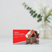 Carte De Visite Entreprise de construction et de construction d'ex (Debout devant)