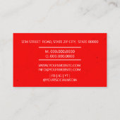 Carte De Visite Entreprise de construction et de construction d'ex (Dos)