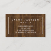 Carte De Visite Entreprise de construction minimale moderne en (Dos)