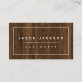 Carte De Visite Entreprise de construction minimale moderne en (Devant)