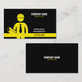 Carte De Visite Entreprise De Construction Moderne Simple (Devant / Derrière)