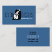 Carte de visite Entreprise de construction Peintre (Devant / Derrière)