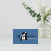 Carte de visite Entreprise de construction Peintre (Debout devant)