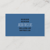 Carte de visite Entreprise de construction Peintre (Dos)