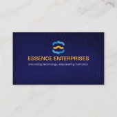 Carte De Visite Entreprise de développement logiciel | Code-barres (Dos)