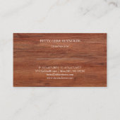 Carte De Visite Entreprise de Ferme Rustique Moderne (Dos)