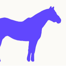 Entreprise de formation de chevaux Bleu simple et