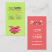 Carte De Visite Entreprise de gestion d'événements (Devant / Derrière)