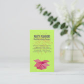 Carte De Visite Entreprise de gestion d'événements (Debout devant)