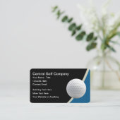 Carte De Visite Entreprise de golf moderne chic (Debout devant)