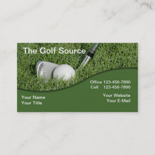 Carte De Visite Entreprise de l'industrie du golf