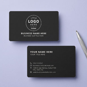 Carte De Visite Entreprise de logo personnalisé sur mesure