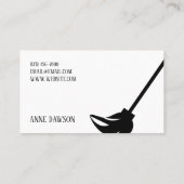 Carte De Visite Entreprise de nettoyage à domicile et au bureau (Dos)