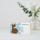 Carte De Visite Entreprise de nounours (Debout devant)