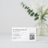 Carte De Visite Entreprise de réadaptation orthopédique | Code-bar (Debout devant)