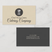 Carte De Visite Entreprise de restauration chef (Devant / Derrière)