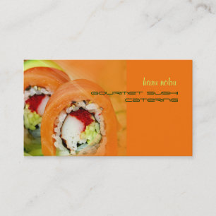 Carte De Visite Entreprise de restauration de Sushi gourmet Nobu