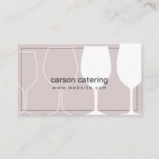 Carte De Visite Entreprise de restauration Service alimentaire Pla