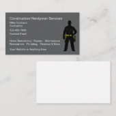 Carte De Visite Entreprise de services de construction (Devant / Derrière)
