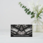 Carte De Visite entreprise de services et d'installation de struct (Debout devant)