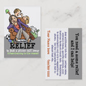 Carte De Visite Entreprise de services faisante le ménage (Devant / Derrière)