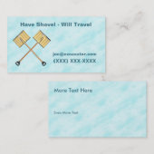 Carte De Visite Entreprise de tournage de neige (Devant / Derrière)