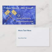 Carte De Visite Entreprise de tournage de neige (Devant / Derrière)