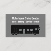 Carte De Visite Entreprise de vente et de service de camping-cars (Devant)