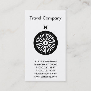 Carte De Visite entreprise de voyages sur mesure