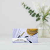 Carte De Visite Entreprise Générale Contractant Construction (Debout devant)