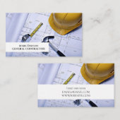 Carte De Visite Entreprise Générale Contractant Construction (Devant / Derrière)