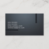 Carte De Visite Entreprise Générale De Construction D'Entrepreneur (Dos)