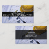 Carte De Visite Entreprise Générale De Construction D'Entrepreneur (Devant / Derrière)