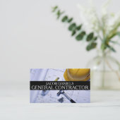 Carte De Visite Entreprise Générale De Construction D'Entrepreneur (Debout devant)