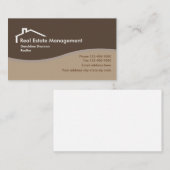 Carte De Visite Entreprise immobilière (Devant / Derrière)