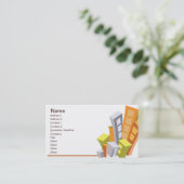 Carte De Visite Entreprise immobilière (Debout devant)