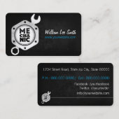 Carte De Visite Entreprise mécanique (Devant / Derrière)