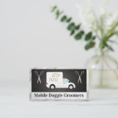 Carte De Visite Entreprise mobile | Services animaux (Debout devant)