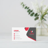 Carte De Visite Entreprise moderne (Debout devant)