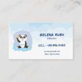 Carte De Visite Entreprise moderne de garde d'enfants | Babysitter (Devant)