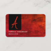 Carte De Visite Entreprise moderne Élégante Texture foncée violet  (Devant)