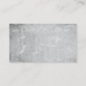 Carte De Visite Entreprise moderne en béton minimal (Dos)