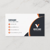 Carte De Visite Entreprise moderne et élégante (Devant)