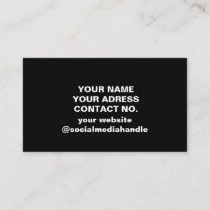 Carte De Visite entreprise personnalisée logo nom simple blanc rou